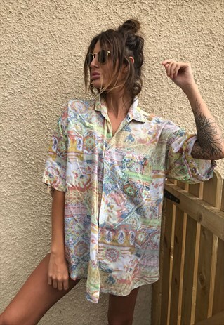 OVERSIZED RETRO 90S 80S VINTAGE UNISEX FESTIVAL SHIRT