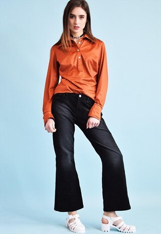 90'S RETRO CORDUROY LOW WAIST DESIGNER STONEWASH TROUSERS
