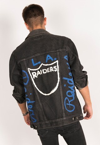 VINTAGE 80S LEVI'S EMBELLISHED DENIM JACKET / R289