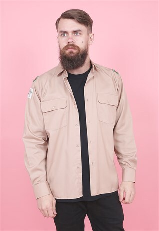 VINTAGE RANGERS BEIGE SHIRT /R10207