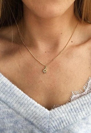 GOLD SUN NECKLACE