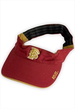 NCAA Florida State Seminoles Maroon Sun Visor Cap Mens