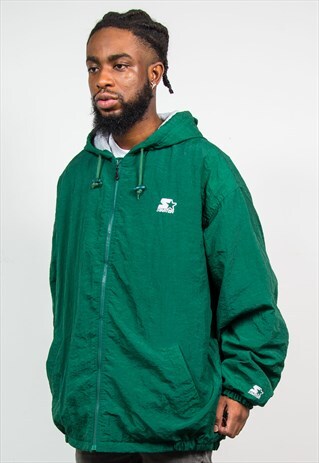 VINTAGE STARTER 90'S HOODED COAT JACKET