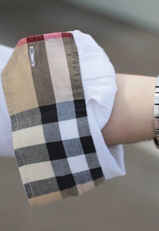 VINTAGE WHITE BURBERRY SHIRT
