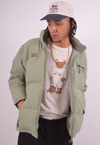 VINTAGE FILA PADDED JACKET KHAKI