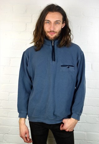 VINTAGE 90'S 1/4 ZIP SWEATSHIRT