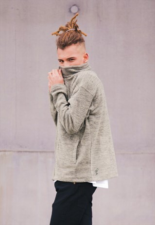 OC TONAL BLEND FLEECE ZIP - FOREST GREEN
