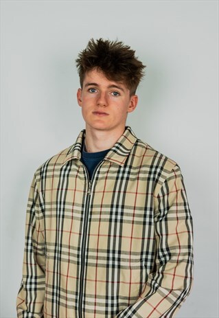 BURBERRY REVERSIBLE NOVA CHECK HARRINGTON JACKET