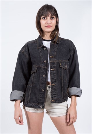 VINTAGE 80S CLASSIC LEE BASIC DENIM JACKET / S8187