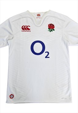 Canterbury 2015/2016 England RugbyShirt White Size Small