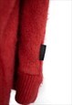 VINTAGE HUGO BOSS WOOL JUMPER IN RED XL