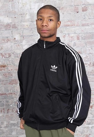 adidas jacket with black stripes