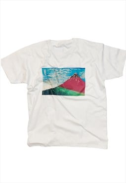 Japanese Hokusai Volcano T-Shirt