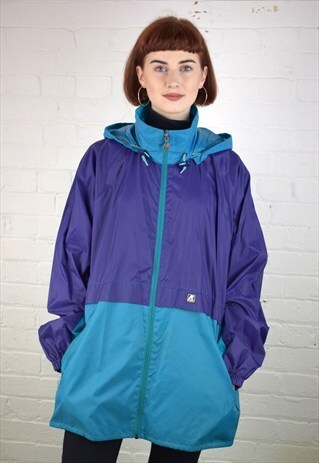 Vintage 90's K-Way Windbreaker Rain Jacket | The East End Thrift Store ...