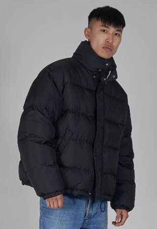 RARE VINTAGE 90'S ARMANI BLACK PUFFER JACKET