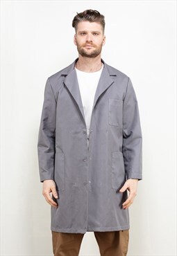 Vintage 80's Grey Work Coat