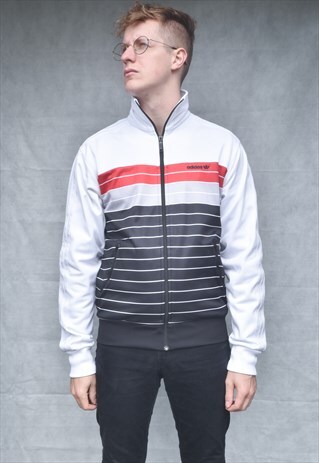 PRISTINE STRIPE TRACK TOP SIZE M