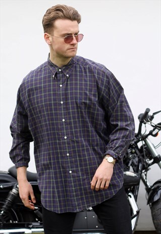 RALPH LAUREN BLAKE USA BLACK WATCH TARTAN SHIRT