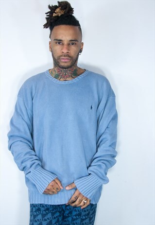 VINTAGE POLO RALPH LAUREN COTTON SWEATSHIRT