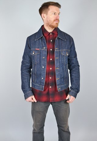 VINTAGE BEN SHERMAN DARK BLUE DENIM JACKET
