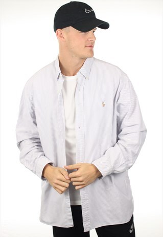 VINTAGE RALPH LAUREN STRIPED LONG SLEEVE SHIRT