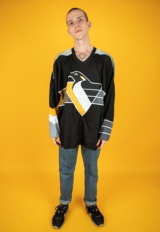 VINTAGE PITTSBURGH PENGUINS ICE HOCKEY SPORTS JERSEY