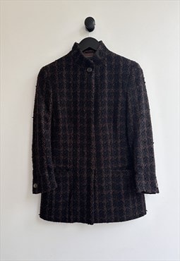 Isaia Check Blazer Jacket