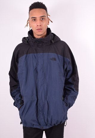 THE NORTH FACE MENS VINTAGE WINDBREAKER JACKET XL BLUE 90'S
