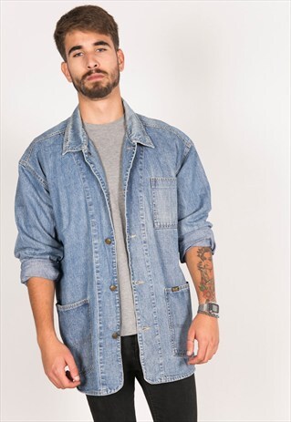 VINTAGE 80S WRANGLER DENIM JACKET / R197