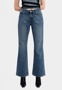 Y2K Flared Dark Wash Jeans
