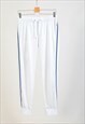 VINTAGE 00S CHAMPION JOGGERS IN WHITE