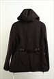 VINTAGE TOMMY HILFIGER WINDBREAKER THERMO TRENCH JACKET BLAC
