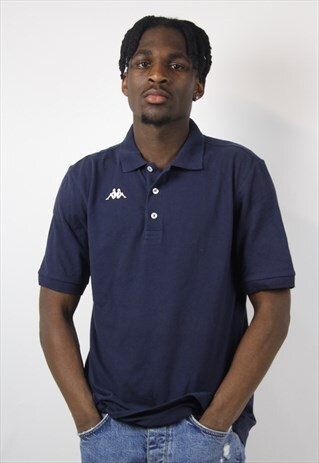 VINTAGE KAPPA NAVY POLO SHIRT