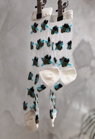 BUMBLE BEE SHEER SOCKS