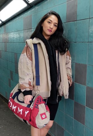RARE 90S TOMMY HILFIGER LARGE WEEKEND DUFFLE BAG