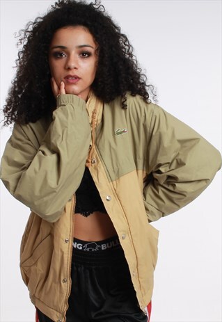 90S LACOSTE VARSITY STYLE JACKET