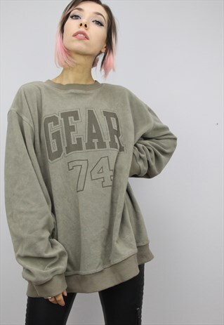 VINTAGE 90S OVERSIZED FLEECE SWEATER