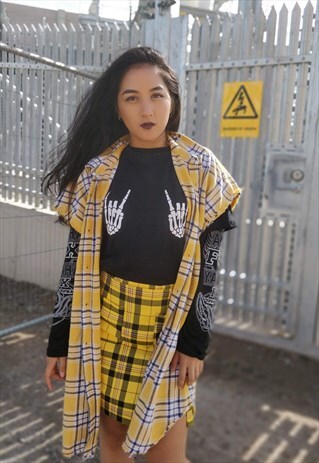 ROCK AND ROLL SKELETON T-SHIRT