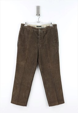 Vintage Dockers Corduroy Chino Trousers in Brown - W36 - L32