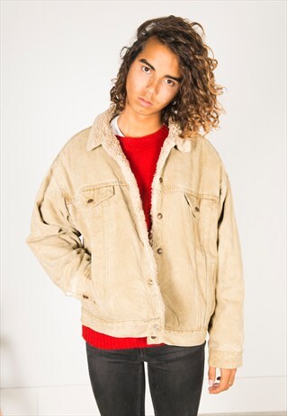 VINTAGE 80S LEVIS WINTER SHEEPSKIN JACKET / R1240C206