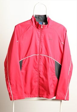 Vintage Reebok Sportswear Shell Script Jacket Red Black