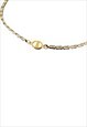 AUTHENTIC DIOR CD PENDANT- REWORKED NECKLACE