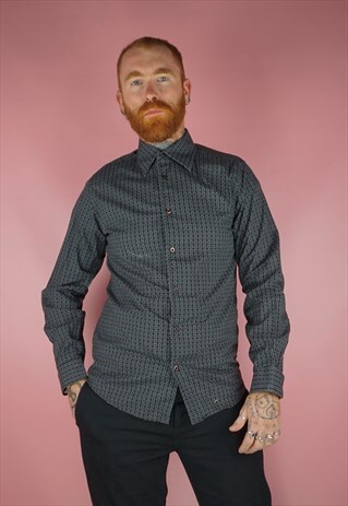 VINTAGE 1990S MEXX PATTERN SHIRT