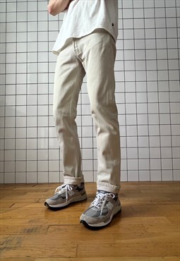 Vintage LEVIS 501 Jeans 90s Beige