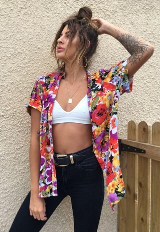 OVERSIZED RETRO 90S 80S VINTAGE UNISEX FESTIVAL SHIRT