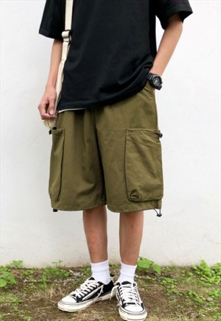 LOOSE STRAIGHT CARGO SHORTS