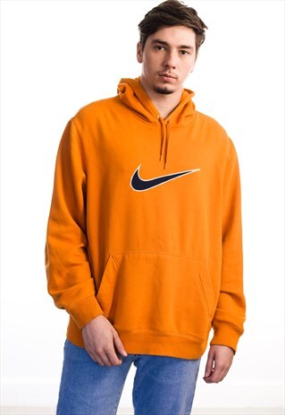 VINTAGE NIKE LOGO SWEATSHIRT HOODIE 90S XL 21.7