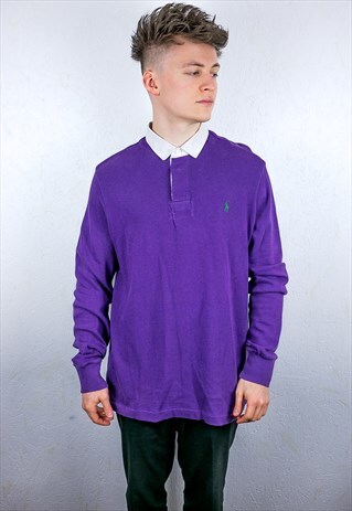 VINTAGE RALPH LAUREN RUGBY POLO SHIRT