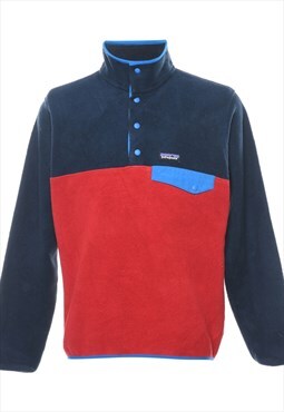 Vintage Patagonia Colour-Block Synchilla Fleece - S