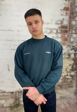 VINTAGE UMBRO 90'S SWEATSHIRT - GREEN